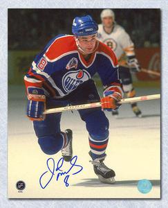 Joe Murphy Edmonton Oilers Autographed 8x10 Photo Free Shipping Low Cost