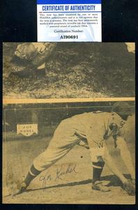 Joe Kuhel PSA DNA Coa Signed Vintage 6x9 Photo Autograph 2025 Unisex Online