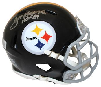 Joe Greene Signed Pittsburgh Steelers TB Mini Helmet Beckett 38681 Outlet Cheap Quality