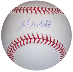ZACH MCALLISTER SIGNED OML BASE BALL CLEVELAND INDIANS NEW YORK YANKEES DRAFT Clearance Get Authentic