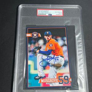 Joe Musgrove signed Promo Card PSA/DNA Encapsulated Houston Astros autographed Best Pices Online