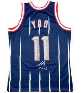 Yao Ming Signed Houston Rockets Mitchell & Ness Jersey Inscribed HOF 16 TRISTAR Buy Cheap Release Dates