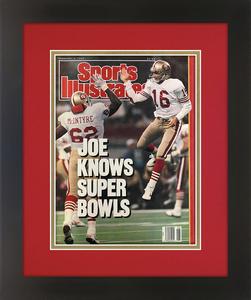 Joe Montana San Francisco 49ers Matted and Framed Sports Illustrated Magazine. February 5, 1990 Original Issue Sale Best