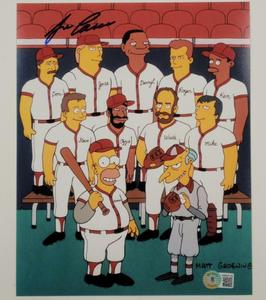 Jose Canseco signed Simpsons Team 8x10 Photo (A) autograph  BAS Beckett Witness Cheap Store