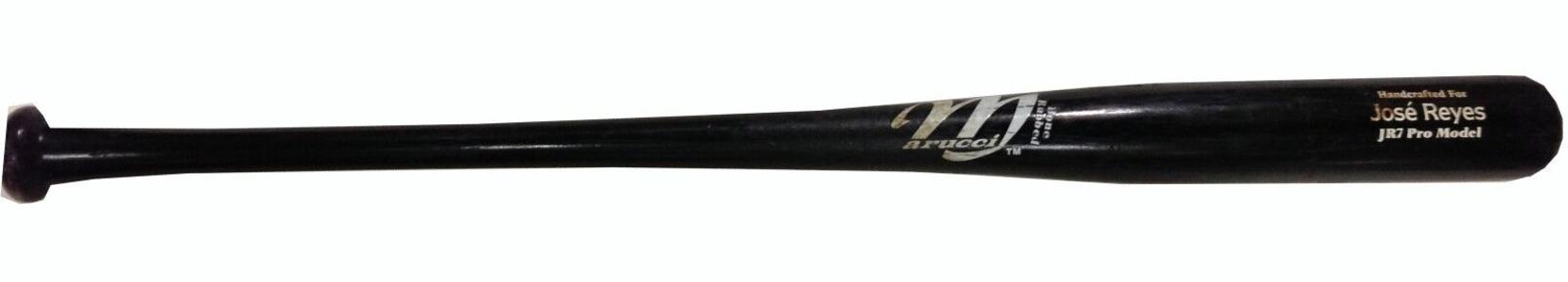 Jose Reyes Game Used Bat New York Mets Marucci JR7 #7 Heavy Use 2008 Coa Sale Lowest Pice