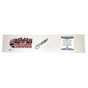 Josh Beckett Signed Boston Red Sox Logo Baseball Pitching Rubber Proof Beckett Authentic Clearance Pirce Sale