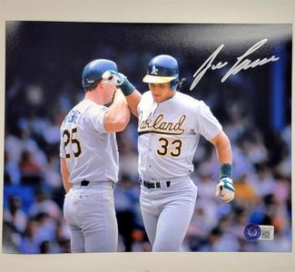 Jose Canseco signed Oakland Bash Bros 8x10 Photo autograph  BAS Beckett Witness Buy Cheap Get Authentic