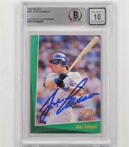 Jose Canseco signed 1993 Score Select #364 autograph Texas 583  BGS BAS 10 auto Online Shop From China