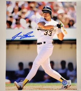 Jose Canseco signed Oakland A's 8x10 Photo #2 autograph  BAS Beckett Witness Cheap Sale Ebay