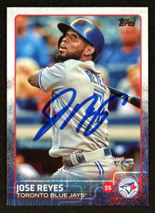 JOSE REYES SIGNED 2015 TOPPS SERIES ONE CARD #249 w/ JSA COA METS JAYS ROCKIES Pices For Sale