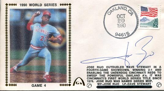 Jose Rijo Autographed Gateway First Day Cover Factory Outlet Cheap Online
