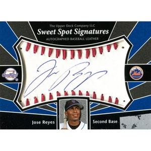Jose Reyes Signed 2004 Upper Deck Sweet Spot Card Official Sale Online