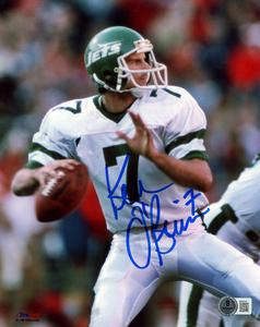 Ken O'Brien Autographed/Signed New York Jets 8x10 Photo Beckett 47774 Get Authentic Cheap Online