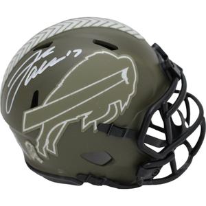 Josh Allen Autographed Buffalo Bills 22 Salute Mini Helmet Beckett 44984 Cheap Sale Best Store To Get