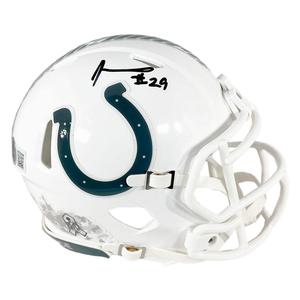 Joseph Addai Signed Indianapolis Colts Salute to Service 2024 Mini Football Helm Quality From China Cheap