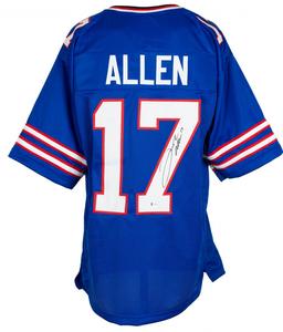 Josh Allen Buffalo Signed Blue Football Jersey BAS Outlet Best Seller