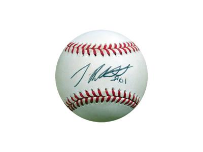 Josh Beckett Autographed Baseball Sale Popular