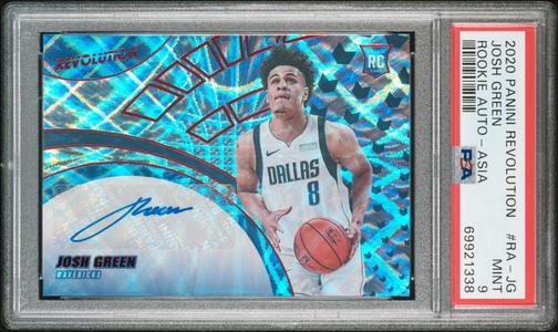 Josh Green signed 2020-21 Panini Revolution Asia Rookie Auto Card- PSA Graded 9 For Nice Cheap Online
