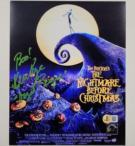 Ken Page signed Nightmare Before Christmas 8x10 Poster Photo Oogie Auto  BAS Discount 2025 Newest