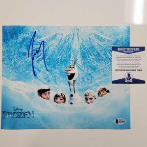 Josh Gad signed Disney Frozen 8x10 Photo Voice of Olaf autograph Beckett BAS COA Fast Delivery Online