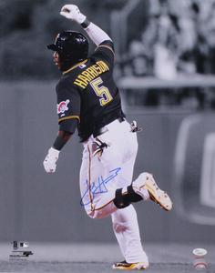 JOSH HARRISON SIGNED 16x20 MLB PHOTOFILE PITTSBURGH PIRATES JSA COA AUTO PHOTO Recommend For Sale