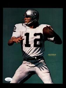 Ken Stabler JSA Autograph 7 8x10 Signed Vintage Photo Raiders Outlet 2025 New