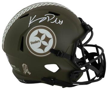 Kenny Pickett Signed Steelers SALUTE 2022 Riddell F/S Rep Helmet  (FANATICS COA) Clearance Clearance Store