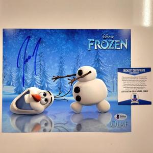 Josh Gad signed Disney Frozen 8x10 Photo Olaf Voice autograph  Beckett BAS COA Outlet Marketable