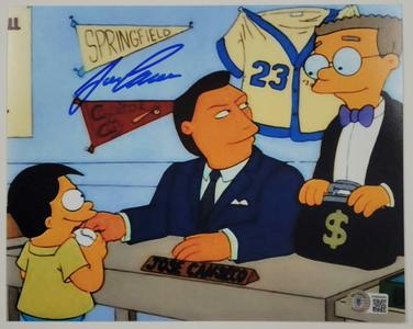 Jose Canseco signed The Simpsons 8x10 Photo #3 autograph  BAS Beckett Witness Buy Cheap With Credit Card