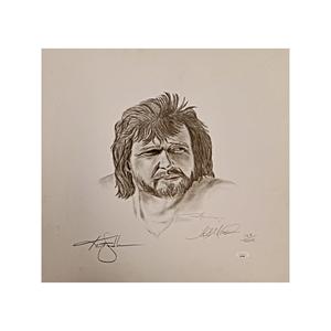 Ken Stabler Autographed Signed Todd Marinovich 18"X18" Sketch LE /4000 (JSA COA) Recommend Sale Online