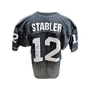 Ken Stabler Oakland Raiders Autographed Signed Custom Black Jersey (JSA Auth) Free Shipping Wiki