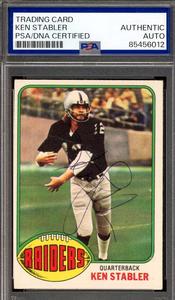 Ken Stabler PSA DNA Vintage Signed 1976 Topps Autographed For Nice For Sale