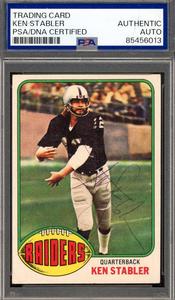 Ken Stabler PSA DNA Vintage Signed 1976 Topps Autograph Looking For