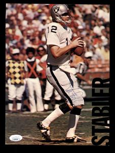 Ken Stabler JSA Autograph 6 8x10 Signed Vintage Photo 1970`s Raiders Cheap Pice Free Shipping