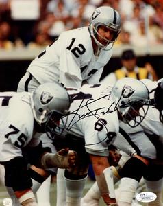 Ken Stabler Autographed/Signed Oakland Raiders 8x10 Photo JSA 48547 Deals