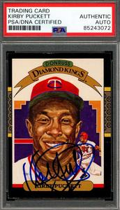 Kirby Puckett PSA DNA Signed 1987 Donruss Diamond Kings Autograph Cheap Sale Outlet Locations