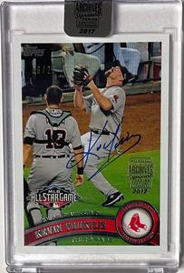 Kevin Youkilis signed 2017 Topps Archives Signature Series On Card Auto #US144- Sale Online Shop
