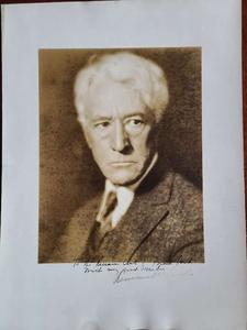 Kennesaw Mountain Landis JSA Loa Signed 10x14 Vintage Photo Autograph Outlet Locations
