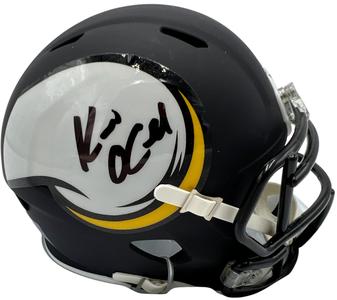 KEVIN OCONNELL SIGNED AUTOGRAPH MINNESOTA VIKINGS FOOTBALL MINI HELMET JSA Low Pice