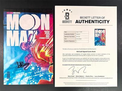Kid Cudi signed Moon Man Comic Book Issue #2 Cover A autograph (B)  Beckett BAS Cheap Low Shipping