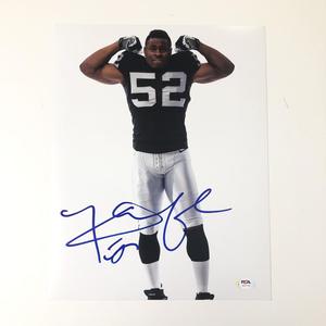 Khalil Mack signed 11x14 photo PSA/DNA Oakland Raiders Bears Autographed Sale Classic