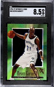 Kevin Garnett 1996-97 Skybox E-X 2000 Card #40- SGC Graded 8.5 NM-MT Professional Online