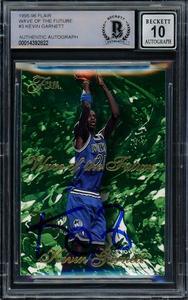 Kevin Garnett 1995-96 Fleer Flair Wave of the Future RC Gem 10 Auto Beckett A Pictures Cheap Online