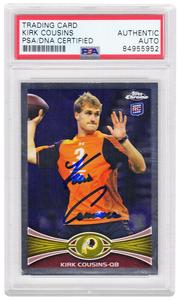 Kirk Cousins Signed 2012 Topps Chrome Rookie Trading Card #146 - (PSA Slabbed) Buy Cheap Official Site