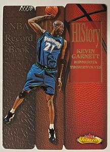 Kevin Garnett 2000-01 Fleer Skybox Showcase Die Cut RecordBook History Card #5-H Outlet Store For Sale