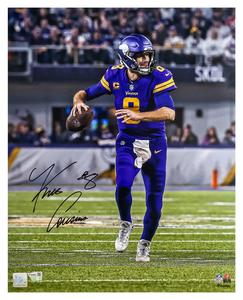 Kirk Cousins Signed Vikings Purple Jersey Action 16x20 Photo - (Fanatics COA) Visa Payment Cheap Pice