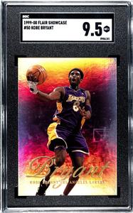 Kobe Bryant 1999-00 Flair Showcase Card #50 LA Lakers- SGC Graded 9.5 Mint Free Shipping View