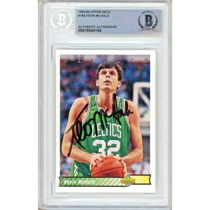 Kevin McHale Boston Celtics Signed 1992-93 Upper Deck Basketball Card Beckett Auth Auto Outlet Shop