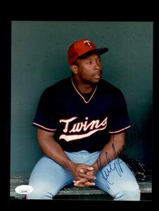 Kirby Puckett JSA Certed Signed  8x10 Photo Autographed Twins Clearance Online Online