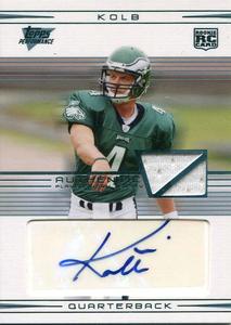 Kevin Kolb Autographed 2007 Topps Performance Jersey Rookie Card Clearance Discounts